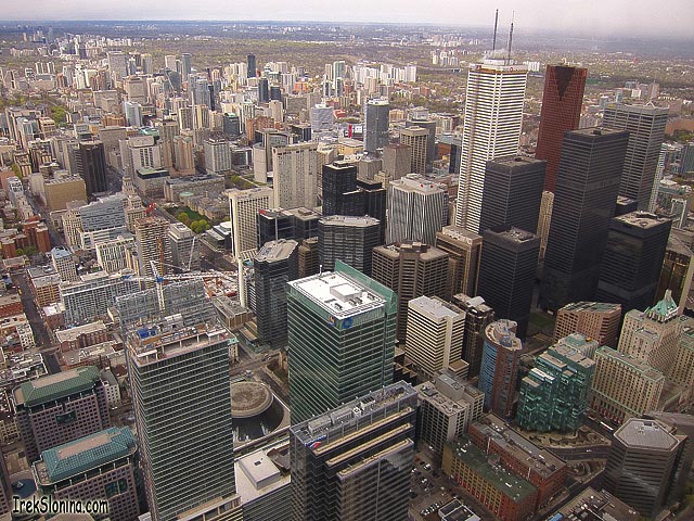Dwontown Toronto from CN Tower.